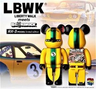 BE@RBRICK LBWK RX3 Ribanna 第三代 積木熊 暴力熊 庫柏力克 熊 Bearbrick 500%
