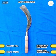 Arit serbaguna arit kebun panen tebu berkualitas asli Wonosobo cap HISR