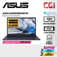 Asus 15.6" ExpertBook B1 B1502CVA Laptop Intel i7-1355U 8G+8G 512G FHD Win11Pro 3Y Onsite - B1502CV-