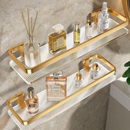 CIMI Acrylic Bathroom Rack Shampoo Holder Wall Mounted Cosmetics Shelf Toiletries Holder Bathroom Accessories Bathroom Fixtures