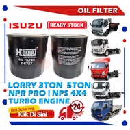 S2U Oil Filter Isuzu Lorry Hicom Perkasa NPR PRO NPS 4X4 ELF 4X4 TURBO ENGINE O-6757 Penapis Minyak