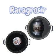 34cm 2-Ear Enamel Pan, Non-Stick Pan