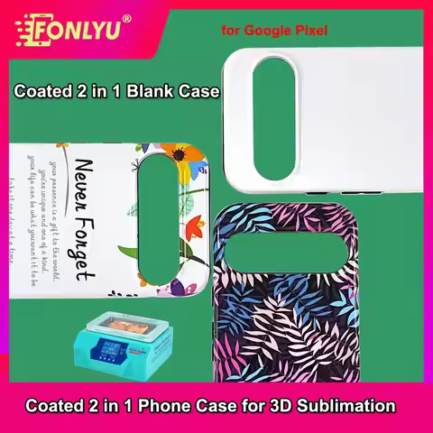 FONLYU 3D Blank Sublimation Case for Google Pixel 10 9 pro 8 7 7A DIY Printing Thermal Transfer Prin