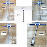 T-shaped Tightening Rod with Plastic Coated Handle Sizes 8mm-10mm-12mm-13mm-14mm For You to Choose C