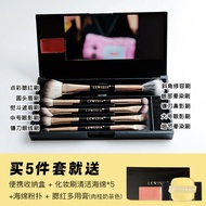 Bộ cọ mỹ phẩm siêu mềm tốt nghiệp đáng yêu của Luvia Hộp cọ trang điểm hai đầu Bộ 5 món