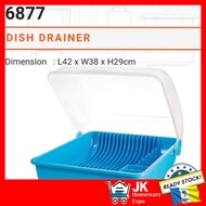 Dish Drainer with cover / Century Rak Pinggan Mangkuk Bersama Penutup/ Dish Rack / Dish Storage Rack