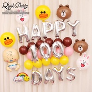 Happy 100 DAYS/ 30 DAYS Ball Set