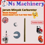 Jarum Minyak Carburetor Mesin Rumput BG328 BG330 TL33 TL43 TB33 TB43