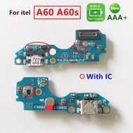 for itel A60 A60S A662 A662L USB charging board charging port flexible panel socket usb board with I