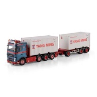 WSI 1: 50 VOLVO FH4 8X2 Container Trailer Model RENE BURGGRAAF 01-4900
