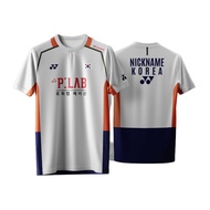 South Korea Badminton Jersey 2025 South Korea Custom Dryfit Cool