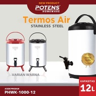 NAGAKO BUCKET MILK TEA TERMOS/DISPENSER KRAN AIR PANAS 12 LITER