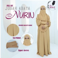 ￼Jubah NURIN UMRAHA (Free Khimar dan purdah) Islamic robe that comes with a Khimar dan purdah