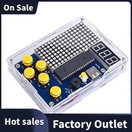 Pixel Game Console Finished Product 51 Single Chip Game Kit Brazing Project Game Kit