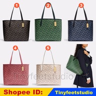 CF342 City Tote With Coach Monogram Print Women Handbag Shopping Shoulder Bag 342