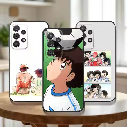 Anime C-Captain T-TsubasaS Phone Case For Samsung Galaxy A73,31,32,72,41,53,52,71,22,5G,Note,J7,8,9 
