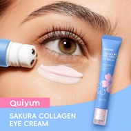 1 Pc Improves Overall Completion QUIYUM Sakura Collagen Eye Cream,20g Lightening Dark Circles Eye Mo