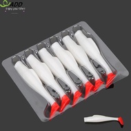 ADD 6pcs/lot Soft Swimbait 9cm 4.4g Floating T-Tail Fishing Lure TPR Paddle Tail Soft Lure Material 