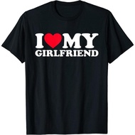[100% Cotton]I Love My Girlfriend Shirt I Heart My Girlfriend Shirt GF T-Shirt