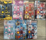 Lego 手錶/跳字錶/蜘蛛俠/鋼鐵俠/Iron Man/spiderman/蝙蝠俠/ELSA ANNA/冰雪奇緣/艾莎/安娜/paw patrol/American Captain/batman/兒