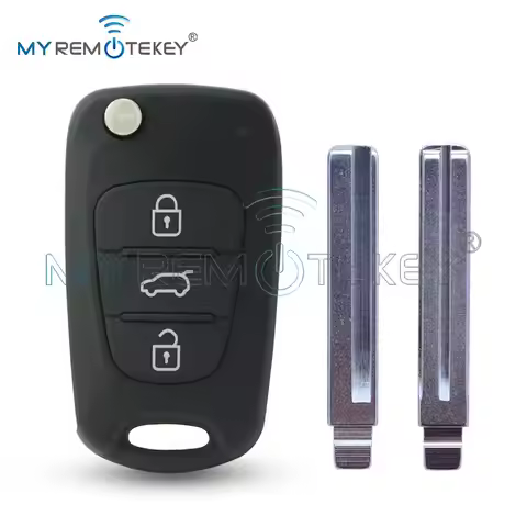 REMTEKEY Flip key shell for Hyundai i20 i30 i35 iX20 iX35 Elantra 2008-2012 2/3 button