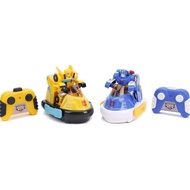 Jada Toys Transformers Rescue Bots Academy Bumblebee Vs. Chase Bumper Cars RC Twin Pack