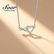 Infinity Bracelet Silver Hanging Heart Good Meaning Can Be Worn With Any Look