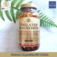 คีเลต แมกนีเซียม Chelated Magnesium 250 Tablets - Solgar