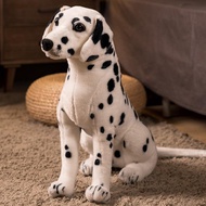 Plush Doll Toy Dog Simulation Animal Dalmatian Standing Sleeping Pose Decoration Eating Gift