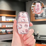 2026 Geely Star Key Cover Womens Style Car Key Case Cartoon Interior Accessories for Geely Cars Tpu