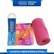 [Bundle of 2] Durex Play Masturbation Sleeve Toy + Durex Classic Lube 100 ML For Men