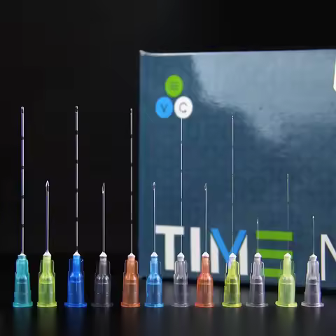 New Korean disposable subcutaneous filling needle 14G 22G 23G, 25G, 27G, 50mm blunt tipped trocar co