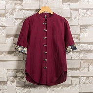 in stock Tang suit men Hanfu Chinese Traditional Wear Chinese style men's clothing Chinese style top
