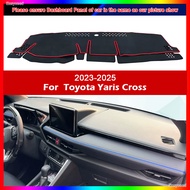 Car Accessories For Toyota Yaris Cross 2023 2024 2025 Dashboard Cover Mat Pad Dashmat SunShade Carpe