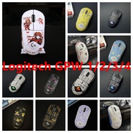 19 Colors Skin Sticker Compatible with Logitech GPW1 GPW2 GPW3 GPW4 G PRO WIRELESS Mouse Vinyl Decal