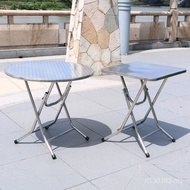Foldable Square Square Square Table Large Round Table Household Table Round Dining Table 10 Eating S
