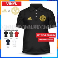 Baju Polo Jersey Kolar MANCH3ST3R UTD | MICROFIBER | Jersi T Shirt Unisex Sports T-Shirt Tee Shirts 