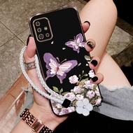 Case For Moto G30 G20 G10 G10 Power Imported silicone material flower butterfly pattern shockproof m