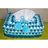 crochet tissue box cover/tissue cover/tissue box/sarung tisu kait/sarung tisu kotak