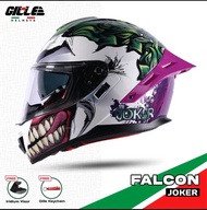 GILLE HELMET JOKER WITH A LOT OF FREEBIES