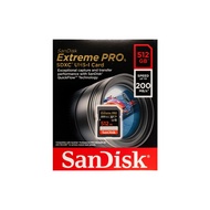 Thẻ nhớ máy ảnh SDXC SanDisk Extreme Pro U3 V30 512GB 200MB/s SDSDXXD-512G-GN4IN (đen) Nhat Tin Auth