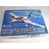 Kitty Hawk 80127 1/48 F9F-8 & F9F-8P "Cougar"  Assembly model New model kit.