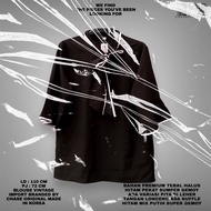 KEMEJA KOREAN BLOUSE/IMPORT BLOUSE/KOREAN BLOUSE/SAILOR BLOUSE/BLACK BLOUSE/OVERSIZE BLOUSE/IMPORT B