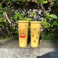 Ly Giữ Nhiệt Cốc Giữ Nhiệt Gấu Dâu Lotso Lõi Inox Kèm Ống Hút 500ml – 750ml