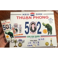 [Genuine] Elephant glue 502 Thuan Phong super strong and quick drying, elephant glue 502, green elep
