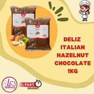 DELIZ ITALIAN HAZELNUT SPREAD / BELGIAN CHOCOLATE SPREAD 1KG / 3KG