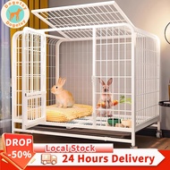 Rabbit Cage rabbit house dog Cage Pet Cage Household Indoor Dedicated Bunny Raising Pet Nest