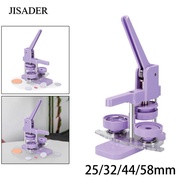 [JISADER] Button Maker Machine Pin Button Maker Round Supplies,Portable DIY Making