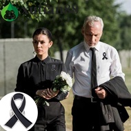 XUTIAN Black Ribbon Pin, Awareness Melanoma Cancer Funeral Ribbon Badge Brooch, Simple Breast Cancer