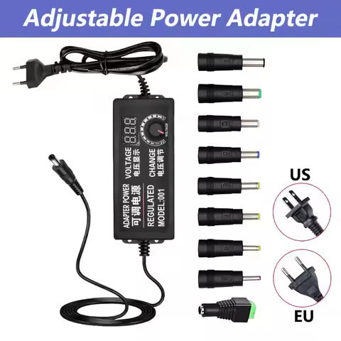 AC TO DC Adjustable Power Supply Adapter Transformer AC 220V TO DC 3V 9V 12V 24V Power Supplies Univ